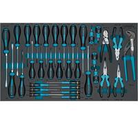 HAZET Juego de destornilladores 163-604/34N, 34 piezas, PH00-PH2, T8H-T45H, ranurados, Phillips, Tamper Resistant TORX, in estornilladores HEXAnamic, alicates y herramientas electrónicas