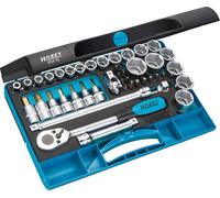 TPF Comercial 0007669530044 - Kit llaves de vaso, (de acero al cromo, 44 piezas)