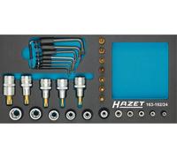 HAZET Juego de Llave Tubular Torx 12,5mm 1/2"6,3mm 1/4" Exterior To
