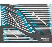 HAZET Juego de llaves 163-525/40 I Perfil hexagonal exterior, perfil de tracción hexagonal doble exterior I 40 piezas I 6 x 7 - 34 x 36