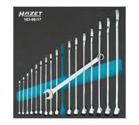 Juego de llaves de golpeo con anillo Hazet, modelo 163-98/17