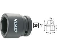 Hazet Kraft Bocas de Llave de Impacto 32mm 1" 25mm Exterior Hexagonal 1100S-32