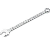 HAZET: Llave combinada 600N-10 cromada I Cabeza de llave combinada acodada a 15grados - Salida: hexágono doble externo, anchura entre planos: 10 mm, eje con perfil HAZET doble T extra robusto".