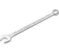 Hazet Llave combinada 600N-12 cromada, Cabeza de llave combinada acodada a 15grados - Salida: hexágono doble externo, anchura entre planos: 12 mm, eje con perfil extra robusto en doble T