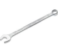 HAZET Llave combinada 600N-13 cromada, cabeza acodada 15°, hexágono doble 13 mm, eje doble T