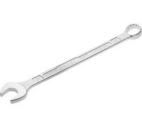 HAZET: Llave combinada 600N-26 cromada I Cabeza de llave combinada acodada a 15grados - Salida: hexágono doble externo, ancho de llave: 26 mm, eje con perfil HAZET doble T extra robusto".