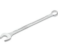 Hazet Llave combinada 600N-29 cromada, Cabeza de llave combinada acodada 15 grados - Salida: hexágono doble externo, anchura entre planos: 29 mm, eje con perfil extra robusto de doble T