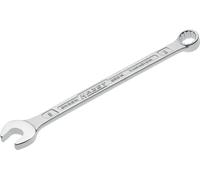 HAZET Llave combinada 600N-8 cromada cabeza acodada 15° hexágono doble externo 8 mm eje doble T