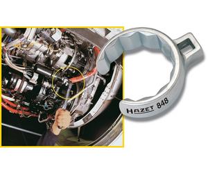 HAZET Llave de Boca Fija Abierto 10mm 3/8" Plaza 10=38 19 848Z-19