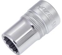 Hazet Llave de vaso doble hexágono 900Z-13 13mm, accionamiento 1/2 pulgada, acero cromo vanadio, diseño robusto