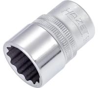 HAZET Llave de vaso doble hexágono 900Z-19 19 mm accionamiento 1/2 pulgada Acero cromo vanadio