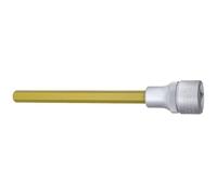 HAZET Llave de vaso para destornillador 986SL-8 8 mm TiN 140 mm 1/2 pulg. hueca