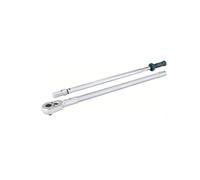 HAZET Llave dinamométrica de 3/4 pulgadas 6150-1CT, 400-1000 Nm, longitud 1789 mm, precisión 3%, con mango de 2 componentes, ventana de visualización, anillos de codificación y caja de seguridad