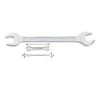 HAZET Llave fija doble 450N-17X19 cromada 17x19 mm 15° T doble extra robusto Fabricada en Alemania