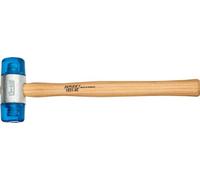 HAZET Martillo de plástico 1951-40 | brazo antirretorno | resistente a los golpes de acetato de celulosa | cabeza de martillo de 40 mm de diámetro | estilo robusto de fresno