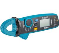 HAZET Pinza amperimétrica digital 2152-610, compacta, para tensión, corriente y resistencia, con pantalla LCD iluminada, función NCV, in ccesorios