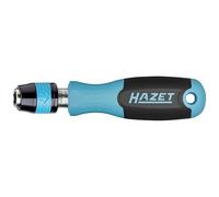 Hazet Porta-puntas 811BHK, hexágono de 1/4 de pulgada, longitud 98 mm, cierre de bayoneta para sujeción segura, mango antideslizante de 3 componentes, para manejo manual y a máquina