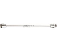 HAZET Prolongación de acero inoxidable 9040-41, 187 mm de longitud, compatible con la pistola de soplado HAZET de 2 vías 9040-4, rosca de conexión 1/8″ PF 28