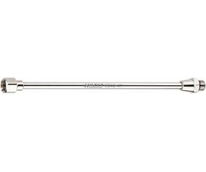 HAZET Prolongación de acero inoxidable 9040-41, 187 mm de longitud, compatible con la pistola de soplado HAZET de 2 vías 9040-4, rosca de conexión 1/8″ PF 28