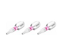 HAZET Puntas hexagonales de 6,3 (1/4 pulgadas), perfil TORX, 3 unidades, T9H - 2223N-T9H/3