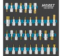 HAZET Set Llaves Tubulares 35tlg 12,5mm 1/2" Estriada Xzn Ribe-Cv Torx 163-4