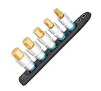 Hazet Smart-Rail 986G-SR/5, Parte inferior magnética con 5 llaves de vaso, accionamiento: cuadrado 12,5 mm (1/2 pulg), salida: perfil hexagonal, para llaves de vaso