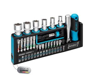 HAZET SmartHolder portaherramientas 2300SH-1 I Juego de puntas de herramienta, accionamiento: hexagonal 6,3 (1/4 pulg.) I Práctico juego de herramientas extremadamente manejable y compacto
