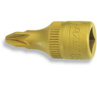 Hazet TPF Comercial 82042000 - Vaso para llave (1/4", Ta.2 para Supa-/Pozidriv)
