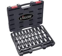 Hazet - Vigor V2496 - Juego de vasos para llaves (12.5mm)