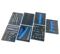 HBM 262 Piezas Recambio de Herramienta Premium para Carro de Herramientas - AZUL