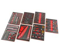 HBM 262 Piezas Recambio de Herramienta Premium para Carro de Herramientas - ROJO