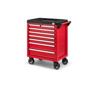 HBM carro de herramientas completo, 154 piezas, rojo