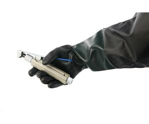 HBM Juego universal de guantes para granallado 60 cm