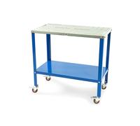 HBM Mesa de soldadura móvil profesional 91 x 46 cm