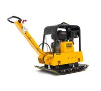 HBM Professional 13 HP - Plataforma vibratoria reversible 38KN 820 x 650 mm incl. Juego de ruedas y cubrecárter de pavimento