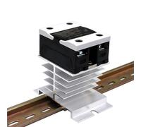 HBWL01 Relé regulador de Voltaje de Potencia SSR 0-10V 4-20MA 0-5V 10A 25A 40A DA AA DD VA relé monofásico de Estado sólido con disipador de Calor(10A,4-20mA)
