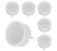 HCFEI 6x LED Bombilla 5W para Foco Empotrable, ultra plano ø50x22mm, 230V, blanco neutro 4000K, 425lm, 120° Regulable, Reemplaza la Bombilla GU10 MR16, LED Modulo