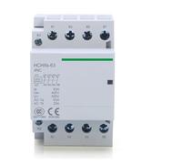 HCH8s-63 40A Modular Contactor 4P 63A 4NO 4NC 2NO2NC 220V 110V 120V 24V Household Contactor Din Rail Type 50/60Hz(4P 63A 4NC AC230V)