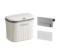 HDOYTXXM Papelera colgante de 8, 5 / 12L para cocina, cesta de basura de reciclaje de gran capacidad, papelera montada en la pared con, lata de baño