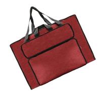 HDOYTXXM Tablero de pintura con resistencia al agua del tablero de dibujo estuche de almacenamiento artista para ilustraciones bolsa de pintura, rojo, talla única