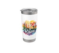 He Is Risen Vaso térmico de acero inoxidable de doble pared