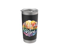 He Is Risen Vaso térmico de acero inoxidable de doble pared