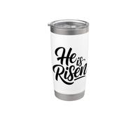 He Is Risen Vaso térmico de acero inoxidable de doble pared