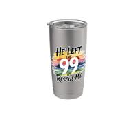 He Left The 99 To Rescue Me Vaso térmico de acero inoxidable de doble pared