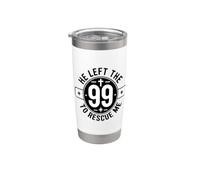 He Left The 99 To Rescue Me Vaso térmico de acero inoxidable de doble pared