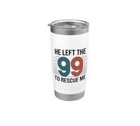 He Left The 99 To Rescue Me Vaso térmico de acero inoxidable de doble pared
