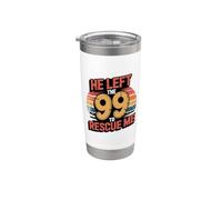 He Left The 99 To Rescue Me Vaso térmico de acero inoxidable de doble pared