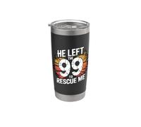 He Left The 99 To Rescue Me Vaso térmico de acero inoxidable de doble pared
