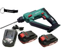HEADNMORE® Bundle Parkside PABH 20 - Taladro percutor con batería (20 V, incluye maletín de transporte y llavero HEADNMORE® (batería de 2 x 2 Ah)