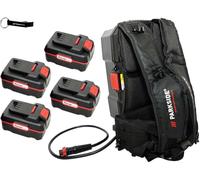 HEADNMORE® Bundle Parkside Performance® - Mochila con batería (20 V/40 V, PPRA 20, 4 pilas Parkside® de 4 Ah, llavero)